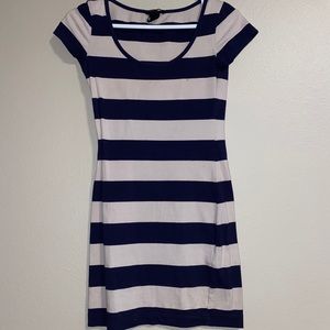 h&m striped dress